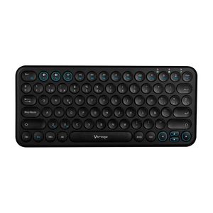 Teclado Inalambrcio Vorago Mod.Kbw-400 Bluetooth De Dos Canales, Conecta Tres Dispositivos Diferentes Al Mismo Tiem Kbw-400