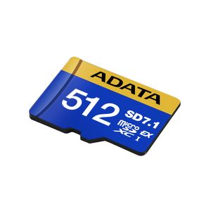 Microsdxc Adata, 512Gb Sd7.1 Express Uhs-I U3 V30, Clase 10 (A2), Pcie Gen3 X1, Velocidades De Lectura Y Escritura  Ud512Gex3L1-C