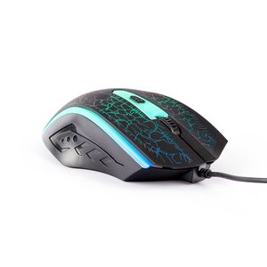 Mouse Naceb Technology Na-592Ne, Usb, Juego, Óptico, 1200 Dpi, Multicolor Na-592Ne