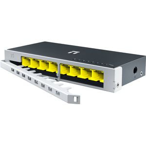 Switch Netis Modelo St108Gd, 8 Puertos Gigabit Switch De Escritorio, Carcasa Metálica Con Seguro De Conector Incorp St108Gd