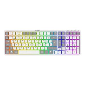 Teclado Inalámbrico Rgb Techno Pro Ti790 Acteck Elite Series Iluminación Rgb, Teclado Multidispositivo Inalámbrico, Ac-940078