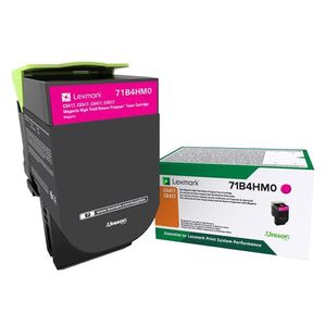 Toner Magenta Lexmark 71B4Hm0. Alto Rendimiento, Capacidad 3,500 Impresiones, Compatible Con Cs/Cx 417,517 71B4Hm0