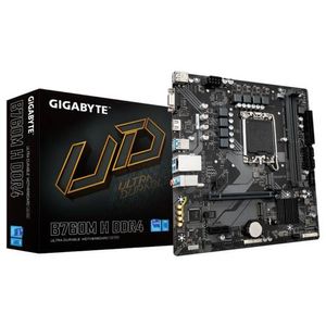 Tarjeta Madre Gigabyte Micro Atx B760M H Ddr4  64 Gb Ddr4, S-1700 Para Intel B760M H Ddr4