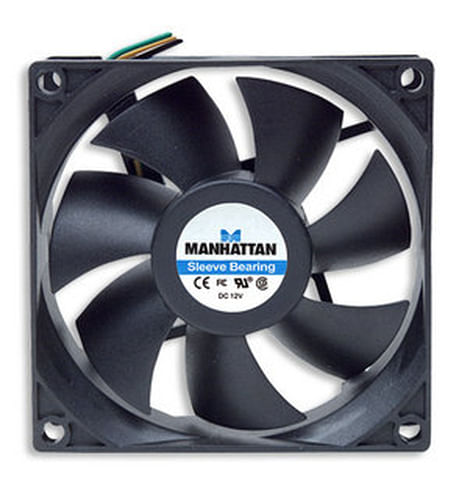59430 - Manhattan 700955 ventilador de PC Negro