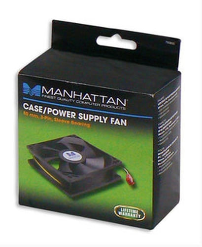 59433 - Manhattan 700955 ventilador de PC Negro