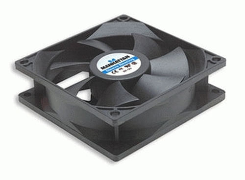 59432 - Manhattan 700955 ventilador de PC Negro