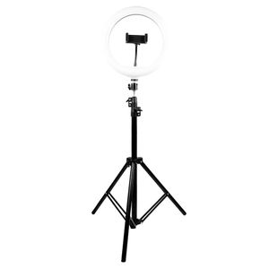 Pc-120407 Aro De Luz Led 10 Pulgadas Con Base Expandible Y Tripié Para Streaming Lumeria | Perfect Choice Pc-120407
