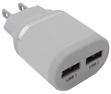 59816 - Cargador BROBOTIX 2 Puertos USB 161264B