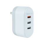 59657 - Cargador  Mobifree Cargador de pared 3 puertos USB