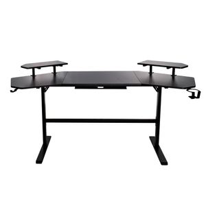 Escritorio Gamer Fibra De Carbón (Na-0648), Escritorio Xl, Fibra De Carbono, Color Negro Modelo: Na-0648 Na-0648