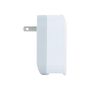 Cargador  Mobifree Cargador De Pared 2 Puertos Usb, Color Blanco, Pared, Corriente Alterna, Usb, 2 Mb-923361