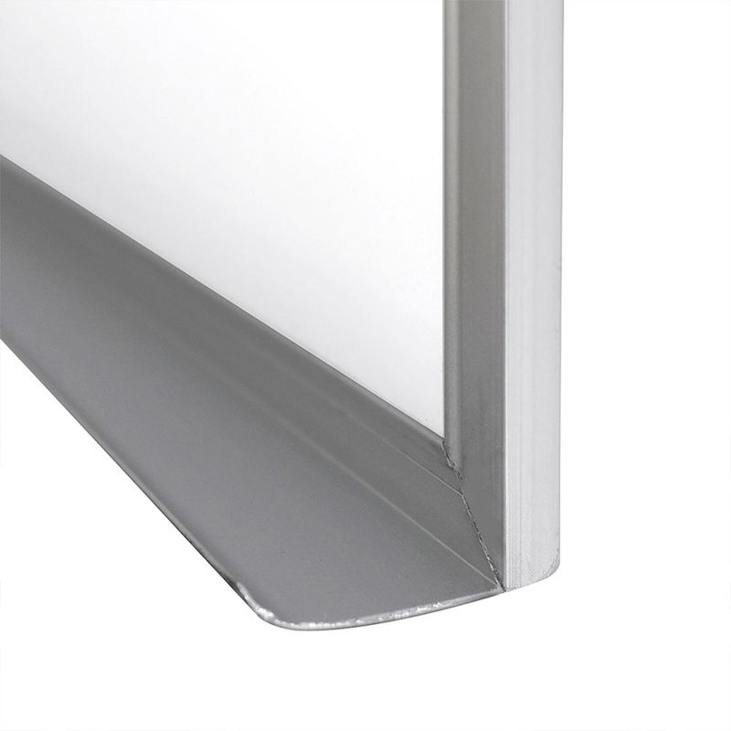 60090 - PINTARRON BLANCO WHITE STAR 90X120 MARCO ALUMINIO