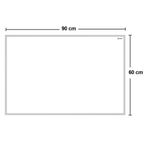 60086 - PINTARRON BLANCO WHITE STAR 60X90 MARCO ALUMINIO