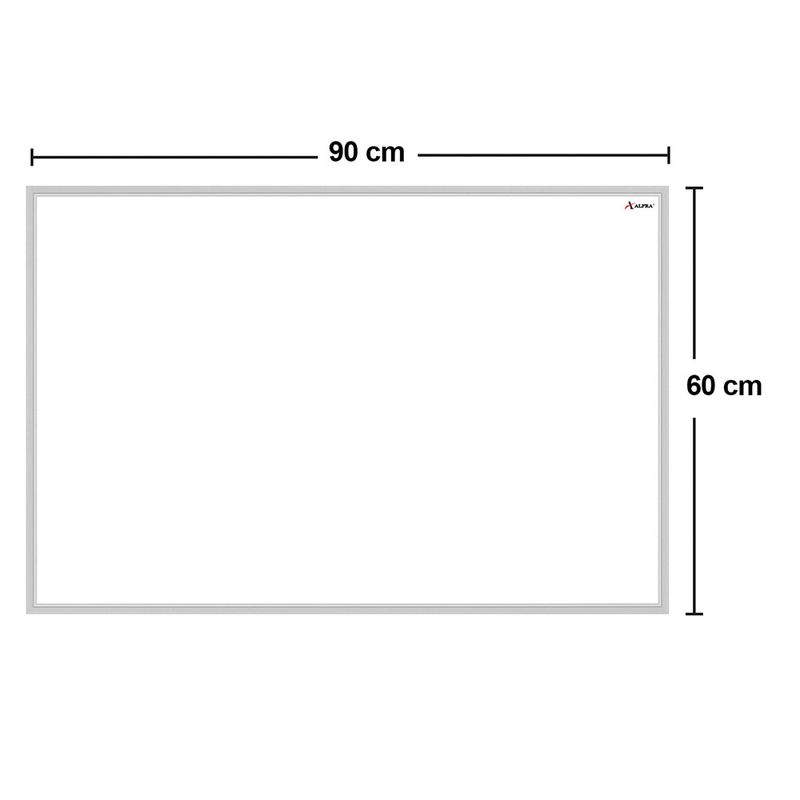 60086 - PINTARRON BLANCO WHITE STAR 60X90 MARCO ALUMINIO