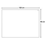 60089 - PINTARRON BLANCO WHITE STAR 90X120 MARCO ALUMINIO