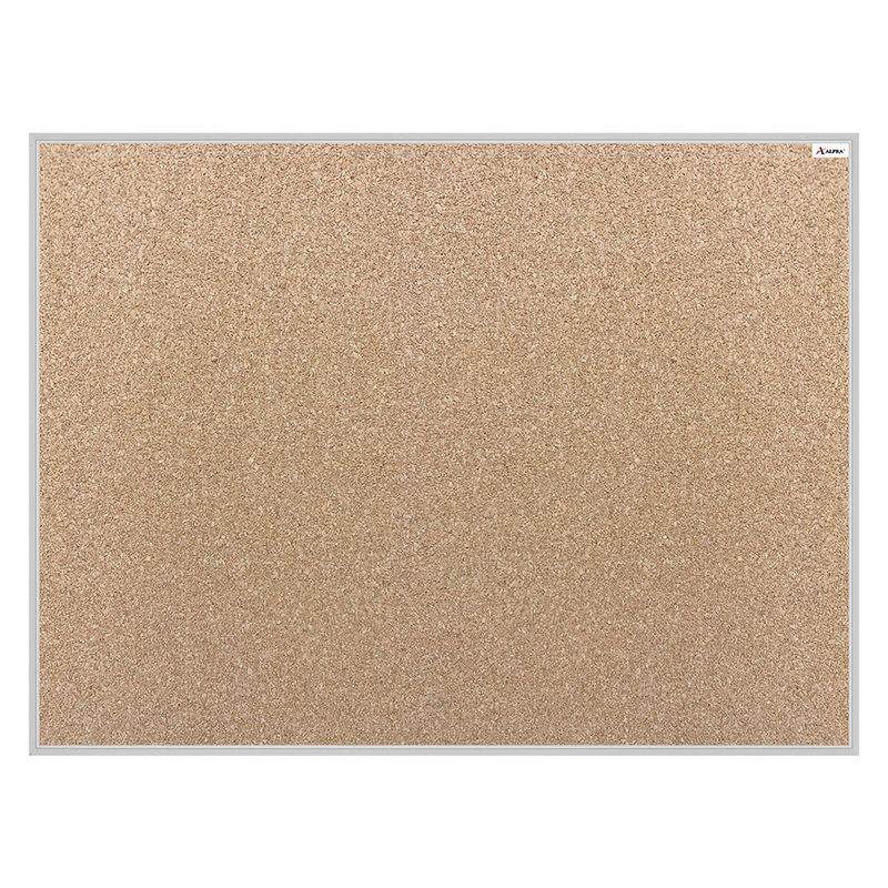 56260 - TABLERO CORCHO WHITE STAR 90X120 MARCO ALUMINIO