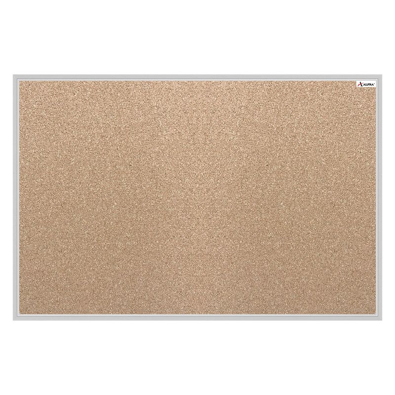 56258 - TABLERO CORCHO WHITE STAR 60X90 MARCO ALUMINIO