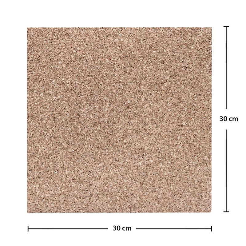 60653 - PAQ  (4) LOSETAS DE CORCHO 30X30