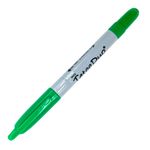 60670 - MARCADOR PERMANENTE DOBLE PUNTA VERDE TATOO