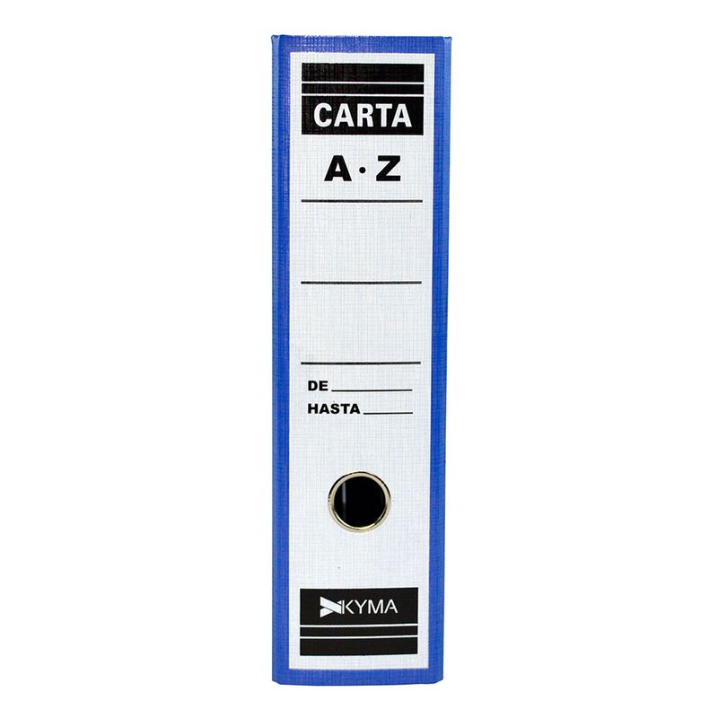60681 - ARCHIVADOR CARTA AZUL PLASTIFICADO KYMA