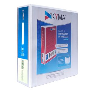 Carpeta Arillo 3 O Blanca Panoramica Kyma Cpkcbho-300-Bco