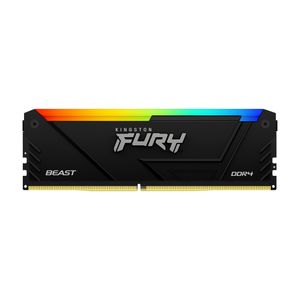 Memoria Kingston 16Gb 3600Mt/S Ddr4 Cl18 Dimm Fury Beast Rgb Kf436C18Bb2A/16 Kf436C18Bb2A/16