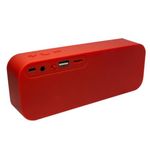 61631 - Bocina Vorago BSP-150 Bluetooth/MSD/USB/3 5mm Tela Color Rojo
