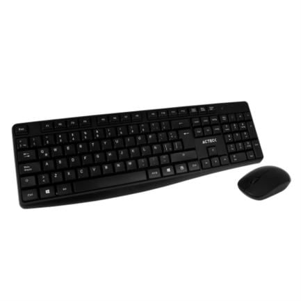 61063 - Kit Teclado y Mouse Inalámbrico Acteck Creator MK440 2 4Ghz 1200dpi Color Negro