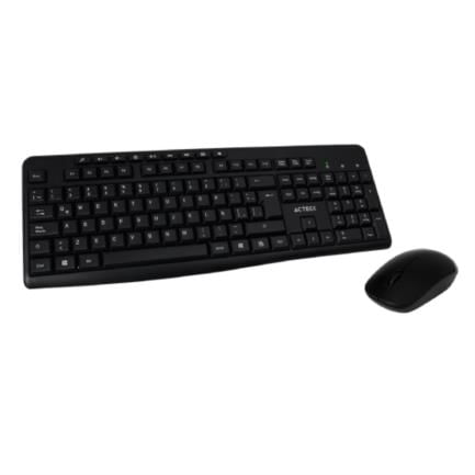 62069 - Kit Teclado y Mouse Inalámbrico Acteck Creator MK450 2 4Ghz 1200dpi Color Negro