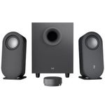 62174 - Bocinas Logitech Z407 Bluetooth Subwoofer Control Inalámbrico Color Negro