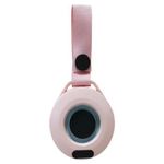 61511 - Bocina Perfect Choice Handy Portátil Inalámbrica Batería Recargable Luz RGB Color Rosa