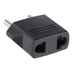 61228 - Adaptador Steren Americano a Europeo Color Negro