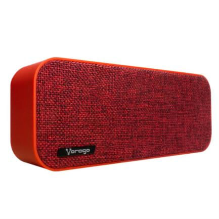 61628 - Bocina Vorago BSP-150 Bluetooth/MSD/USB/3 5mm Tela Color Rojo