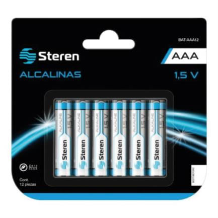 61789 - Pilas Steren Alcalinas Tipo "AAA" 1 5V C/12 Pzas