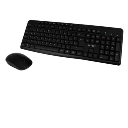62070 - Kit Teclado y Mouse Inalámbrico Acteck Creator MK450 2 4Ghz 1200dpi Color Negro