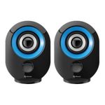 62150 - Bocinas Multimedia Steren RoundEdge 70W PMPO Color Negro