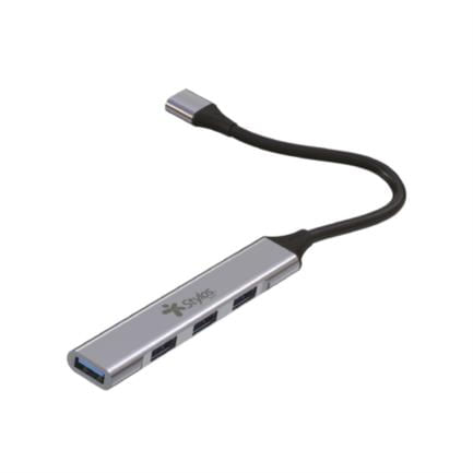 61029 - Hub Stylos HB002 4 en 1 Multipuerto USB