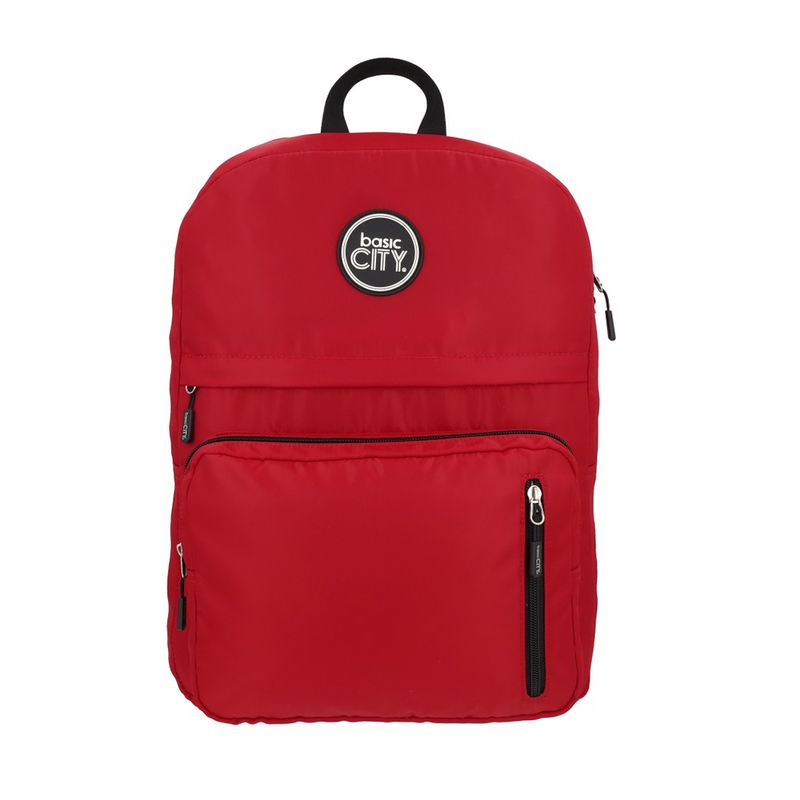 56293 - MOCHILA JUVENIL BASIC CITY ROJA