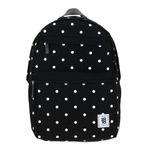 56242 - MOCHILA JUVENIL CHENSON COLORS NEGRA CON PUNTOS BLANCOS