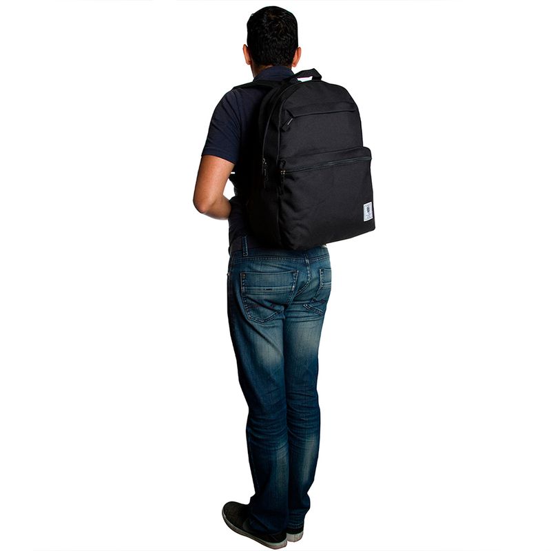 62285 - MOCHILA BACK PACK JUVENIL NEGRA CHENSON
