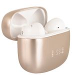 65881 - AUDIFONOS PERFECT CHOICE TWS ANC+ENC INTUNE- BEIGE/BLANCO