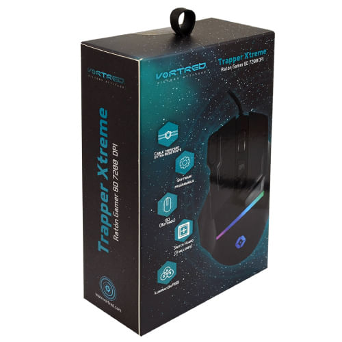 64271 - MOUSE PERFECT CHOICE GAMER 8D 7200 DPI  TRAPPER XTREME