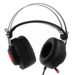 66357 - Audífonos Gamer Alámbricos Primus Arcus 150T Diadema de Metal Micrófono Retráctil Cancelación de Ruido USB Color Negro