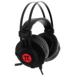 66360 - Audífonos Gamer Alámbricos Primus Arcus 150T Diadema de Metal Micrófono Retráctil Cancelación de Ruido USB Color Negro