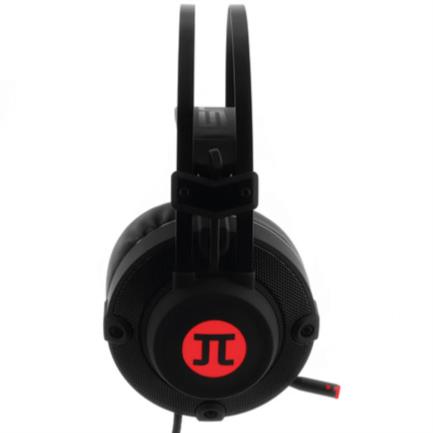 66358 - Audífonos Gamer Alámbricos Primus Arcus 150T Diadema de Metal Micrófono Retráctil Cancelación de Ruido USB Color Negro