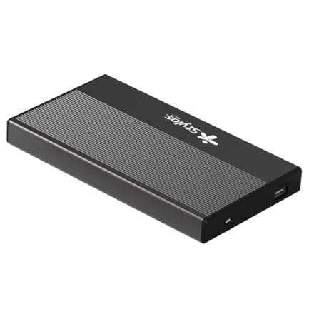 63076 - Enclosure Gabinete Stylos 2 5 para SSD/HDD Negro