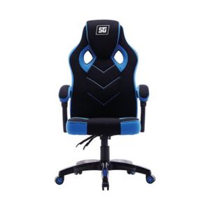 Silla Gamer Vorago Start The Game Cgc301 Reclinable Soporta 120Kg Máx Color Negro-Azul Vocaccal027