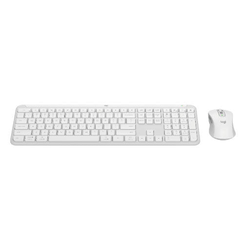 63997 - Kit Teclado y Mouse Logitech MK950 Inalambrico off white