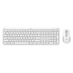 63996 - Kit Teclado y Mouse Logitech MK950 Inalambrico off white