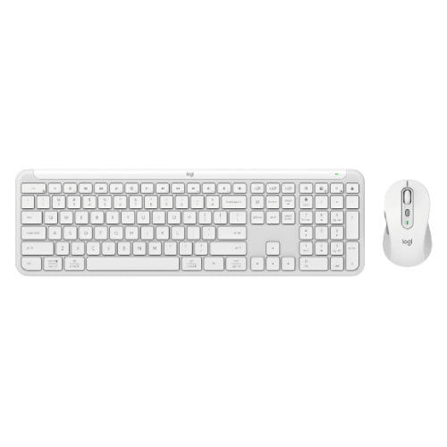 63996 - Kit Teclado y Mouse Logitech MK950 Inalambrico off white